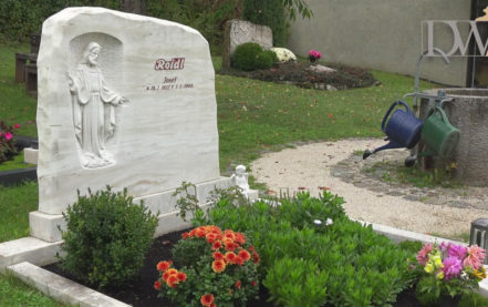 Einzelgrab Grabmale aus Marmor mit Jesus Christus – Grabmal „Propheta“